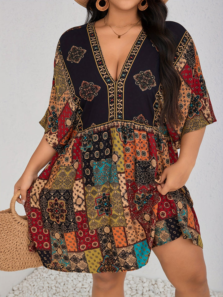 Mariella - Floral Peplum Dress