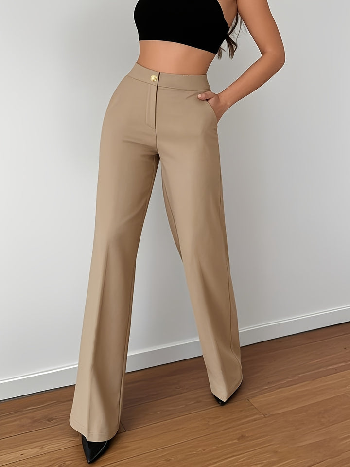 Clara – Elegant Straight-Leg Trousers