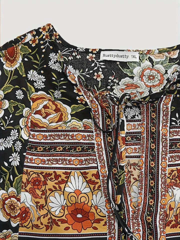 Alora - Floral Boho Dress