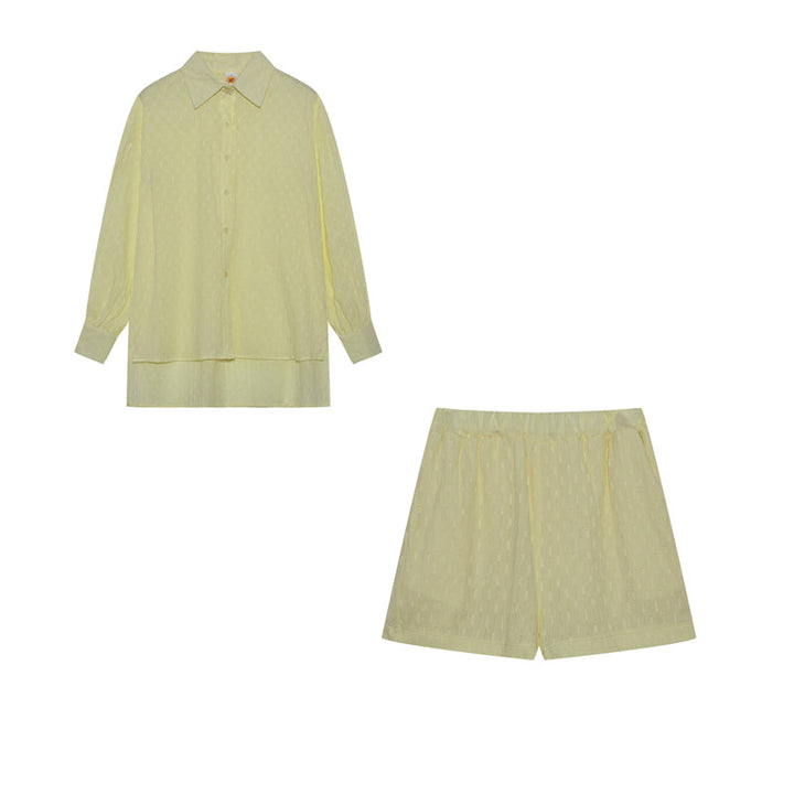 Maude - Chic Shirt & Shorts Set