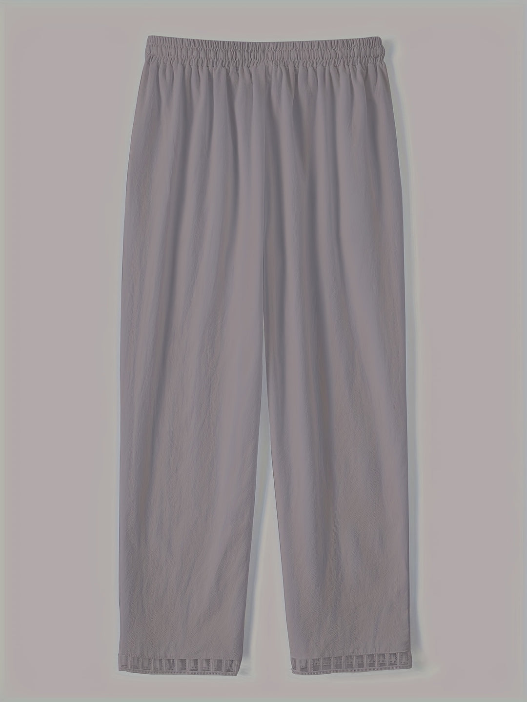 Lena - Contrast Trim Cropped Pants