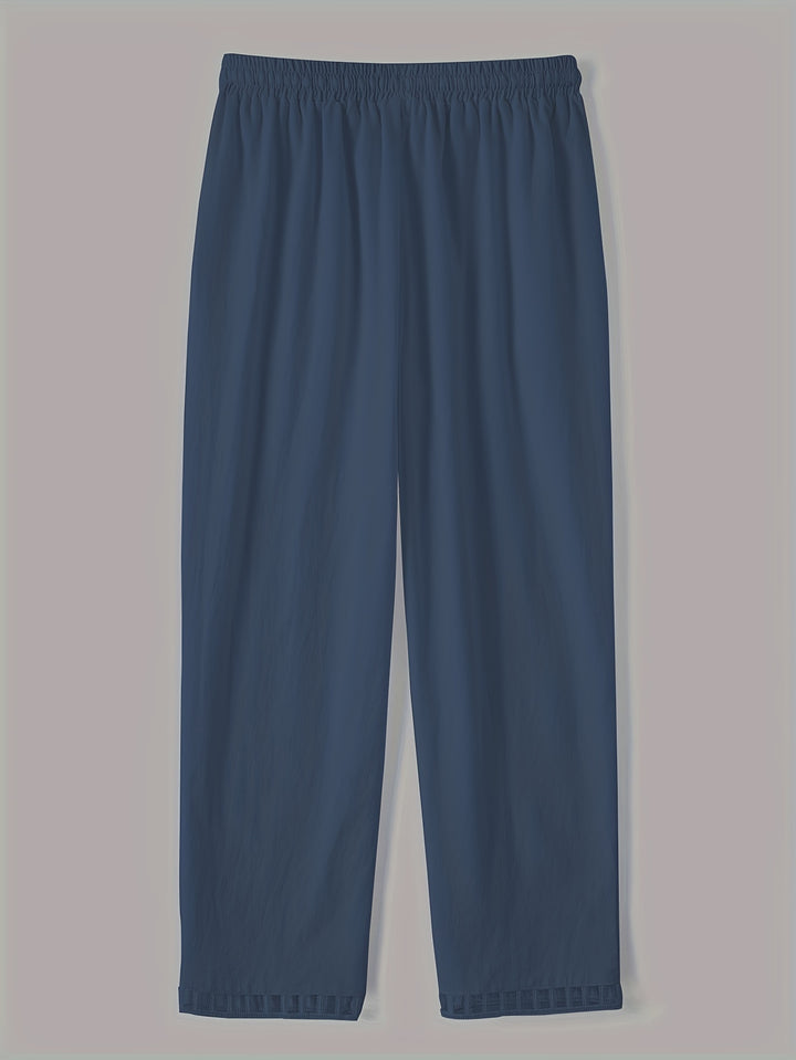 Lena - Contrast Trim Cropped Pants