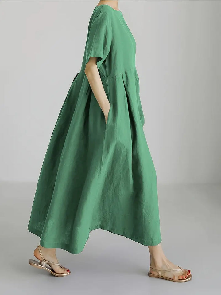 Nadia - Relaxed Linen Maxi Dress