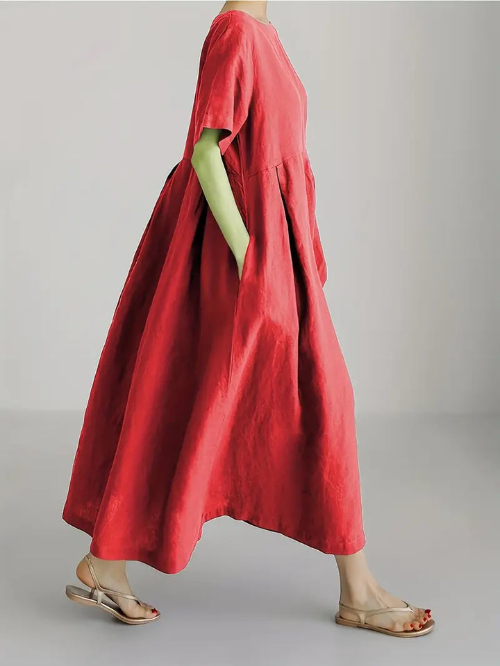 Nadia - Relaxed Linen Maxi Dress