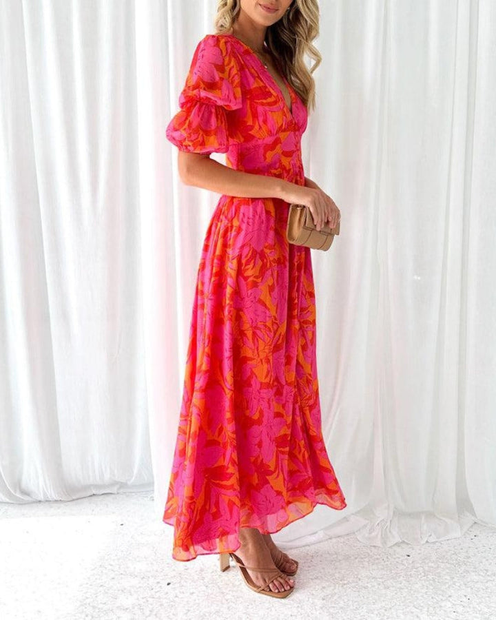Derena - Rose Red Dress