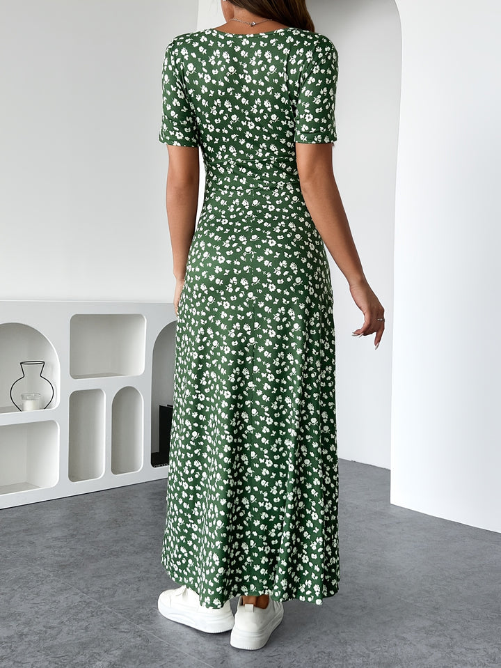 Lucia - The Elegant Floral Knit Dress