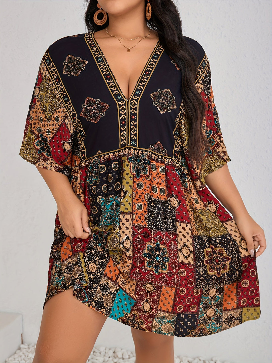 Mariella - Floral Peplum Dress