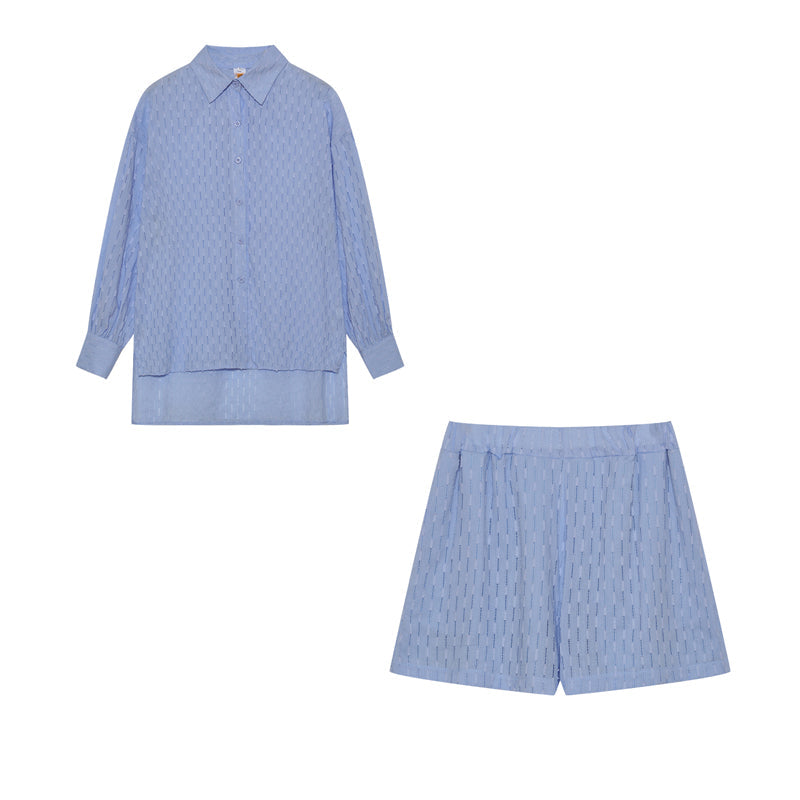 Maude - Chic Shirt & Shorts Set