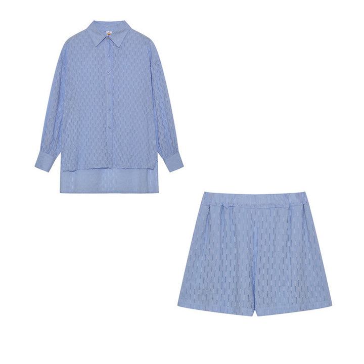 Maude - Chic Shirt & Shorts Set