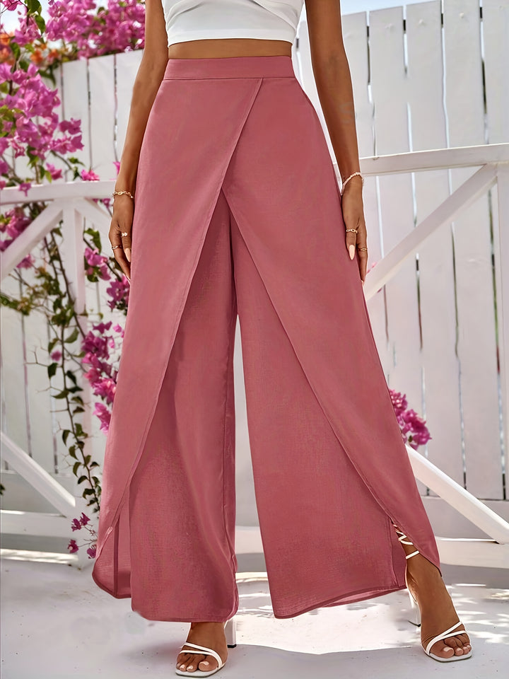 Luna – Wrap Wide-Leg Pants