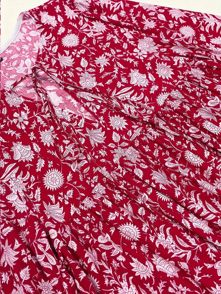 Valeria - Floral Ruched Dress