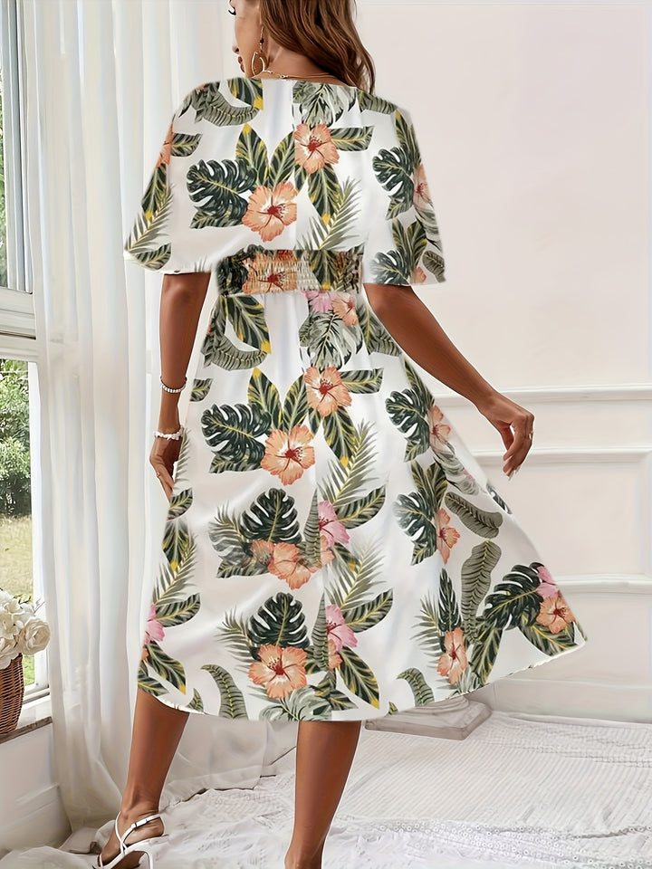 Lily – Floral Print Sleeveless Dress