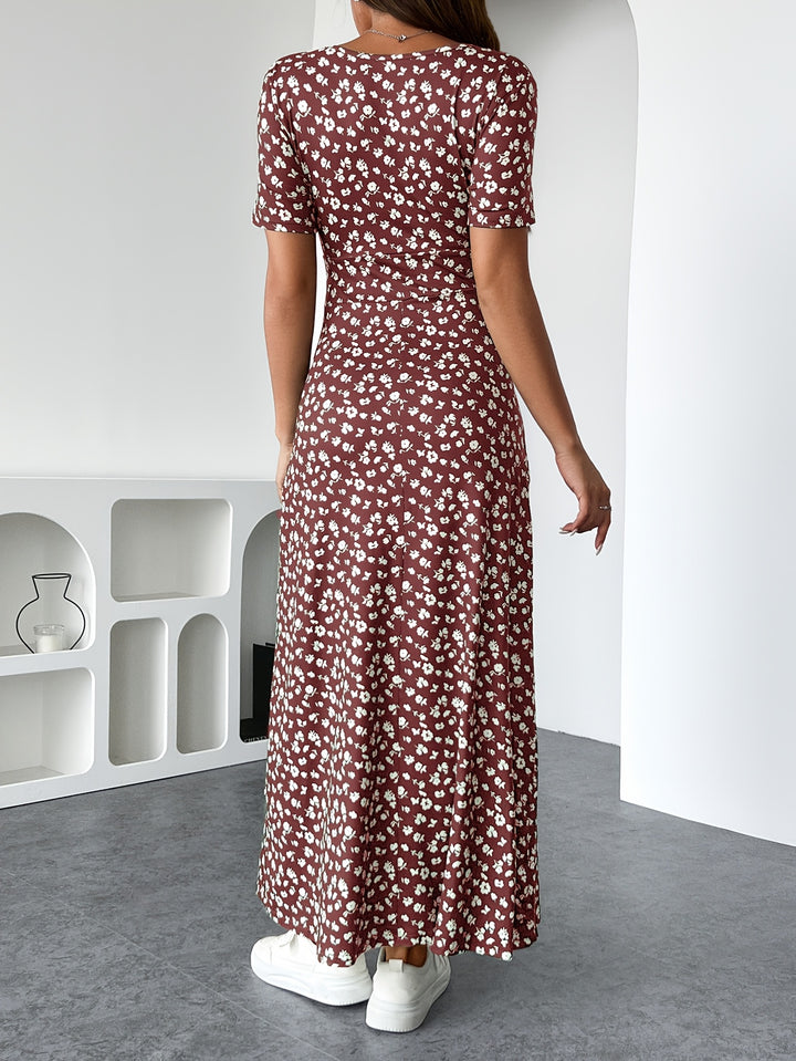 Lucia - The Elegant Floral Knit Dress
