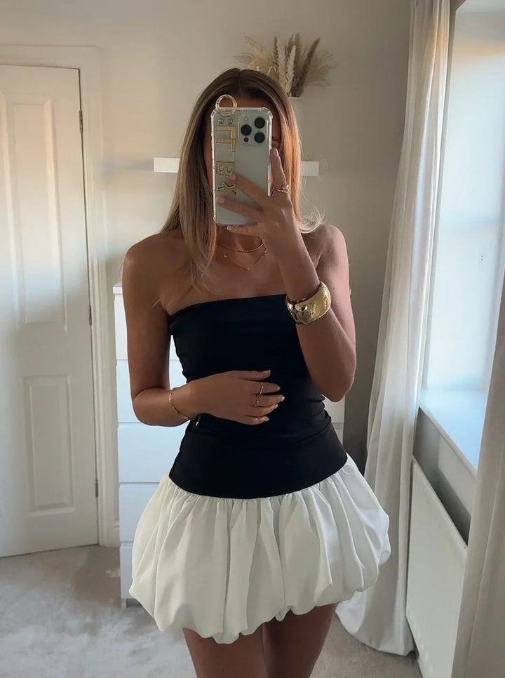Bianca - Modern Bubble Mini Dress