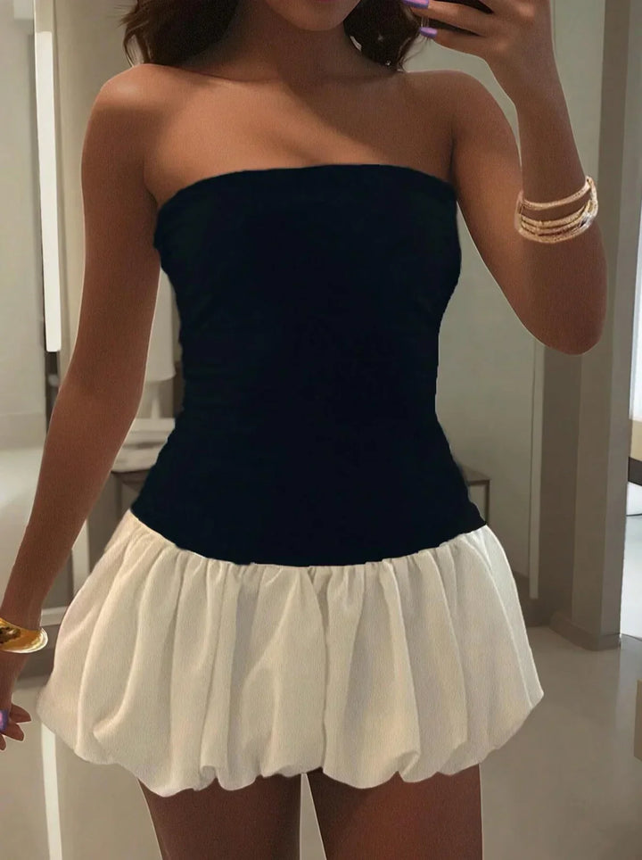 Bianca - Modern Bubble Mini Dress