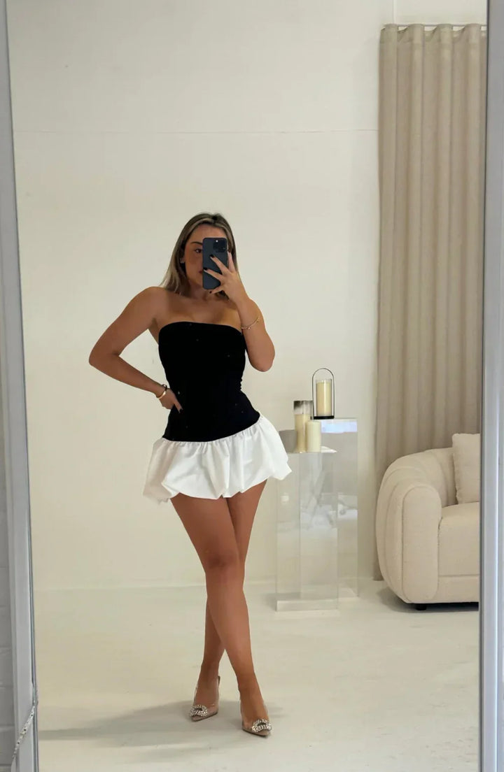 Bianca - Modern Bubble Mini Dress