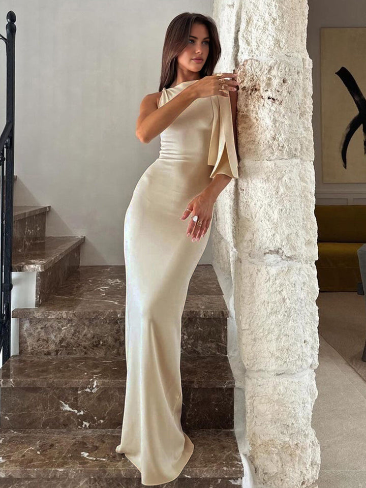 Blair Maxi Dress - Apricot