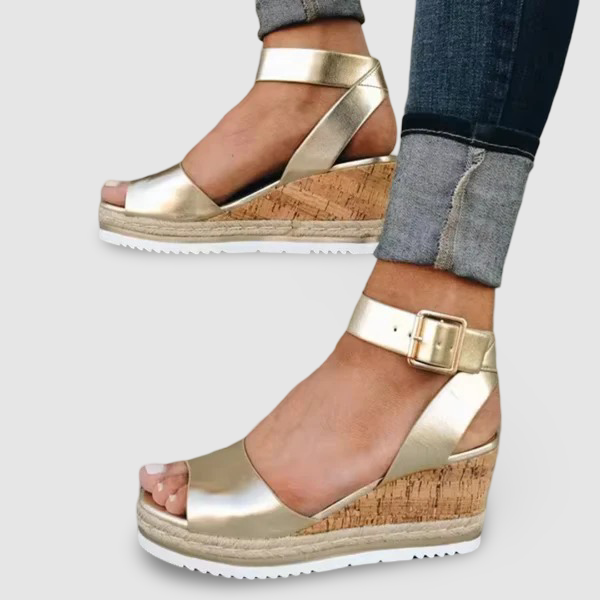 Cassandra - Stylish Wedge Sandals