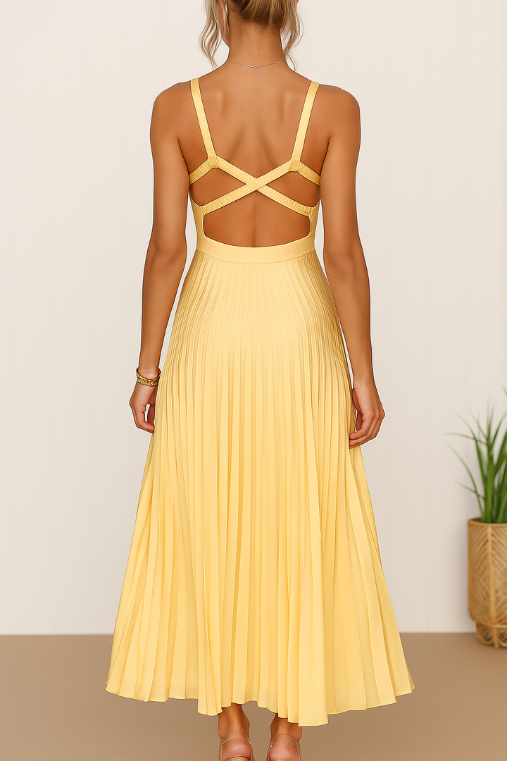 Elise - Golden Dress