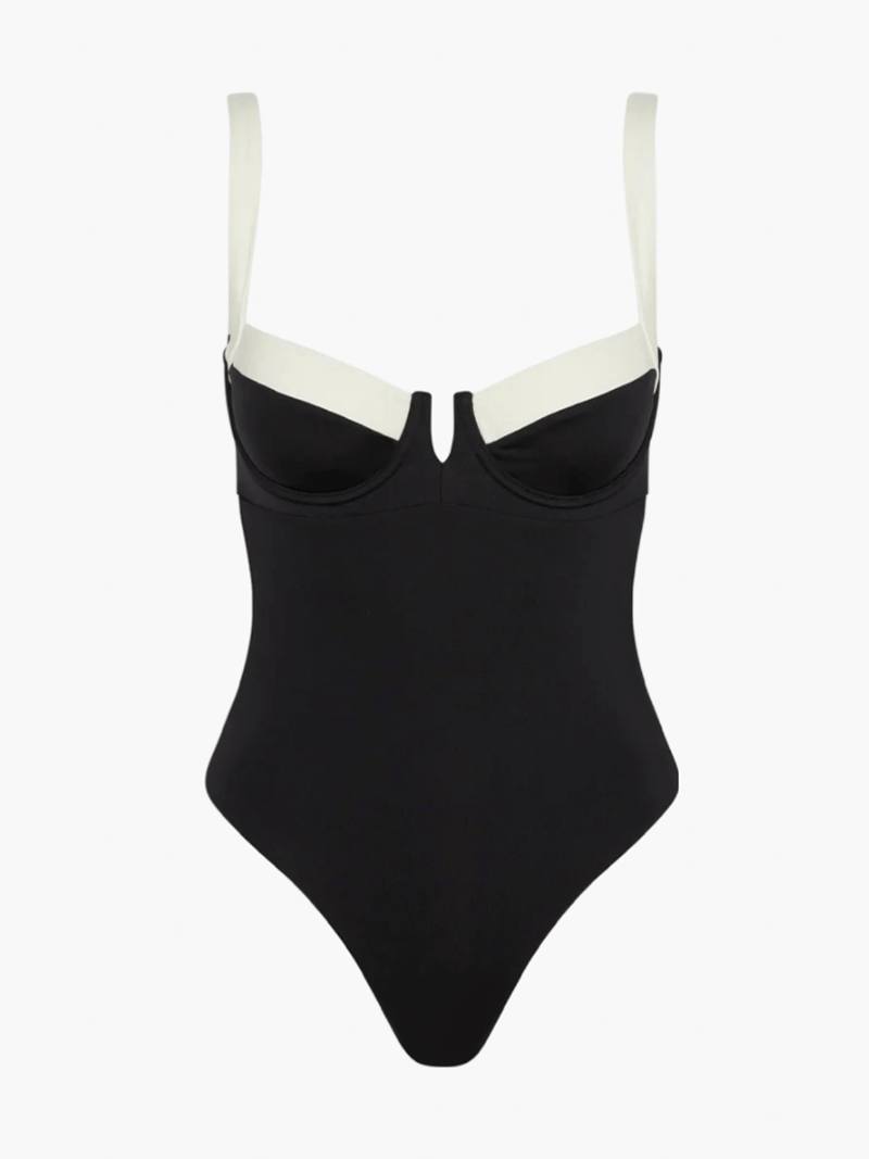 Sarah - Sculpting Two-Tone Swimsuit