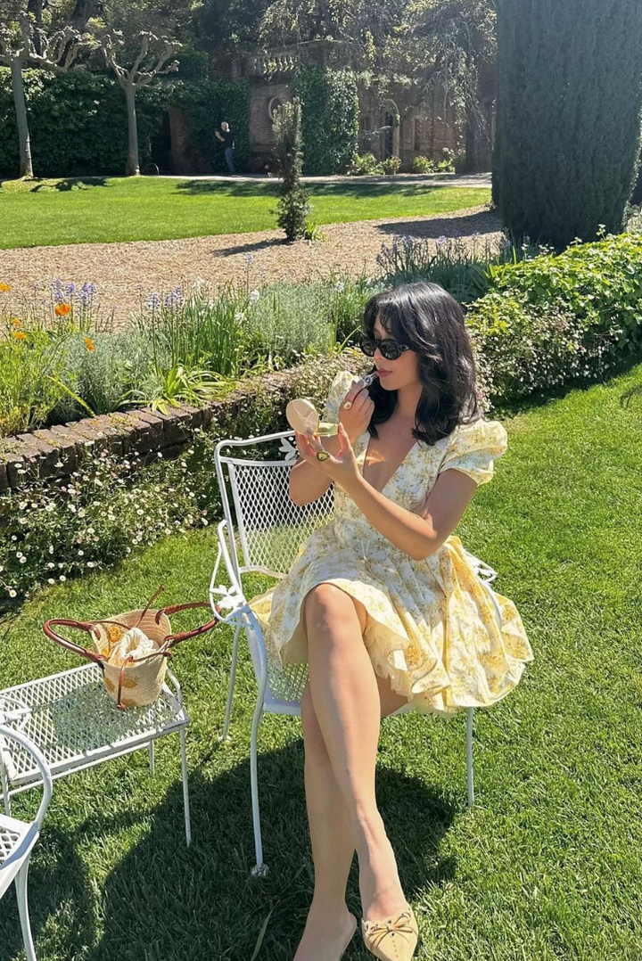 Karina - Romantic Bloom Floral Mini Dress