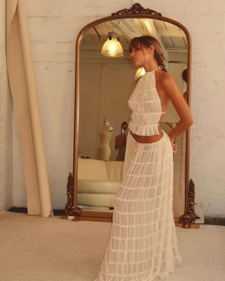 Sofia - Flowy Ruffled Boho Set