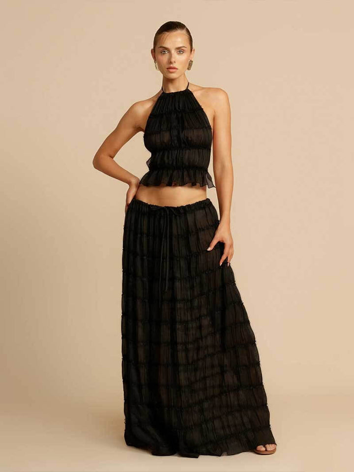 Sofia - Flowy Ruffled Boho Set