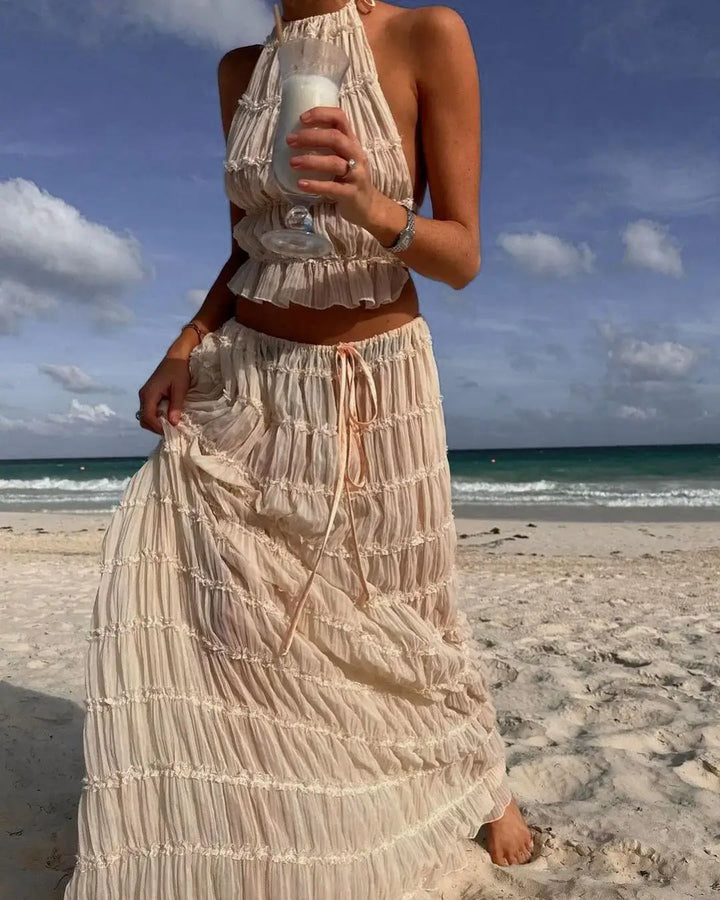 Sofia - Flowy Ruffled Boho Set