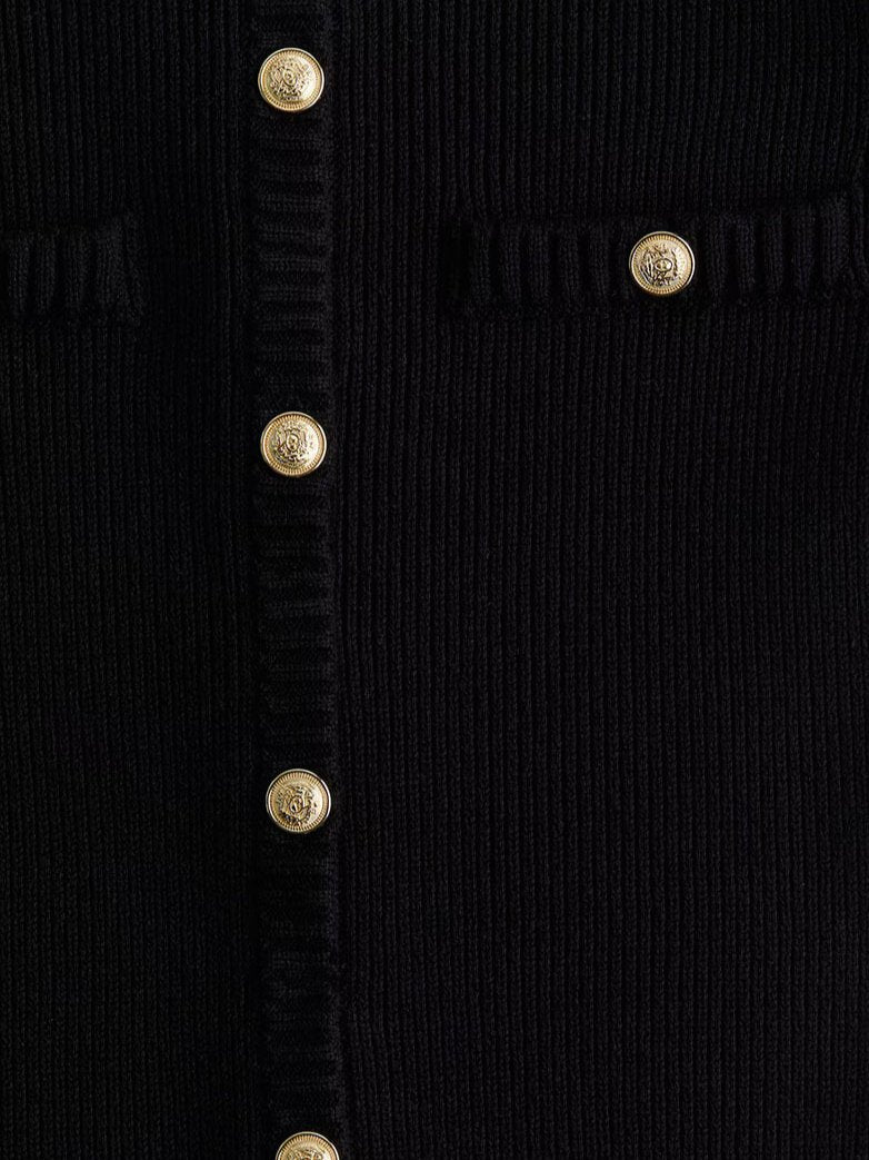 Camille - Sculpted Ribbed Knit Mini Dress