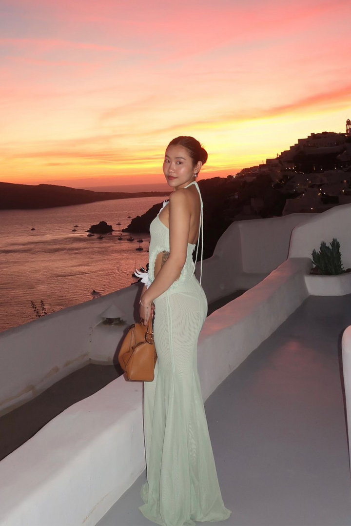 Fatima - Alluring Ruffled Mermaid Maxi Dress