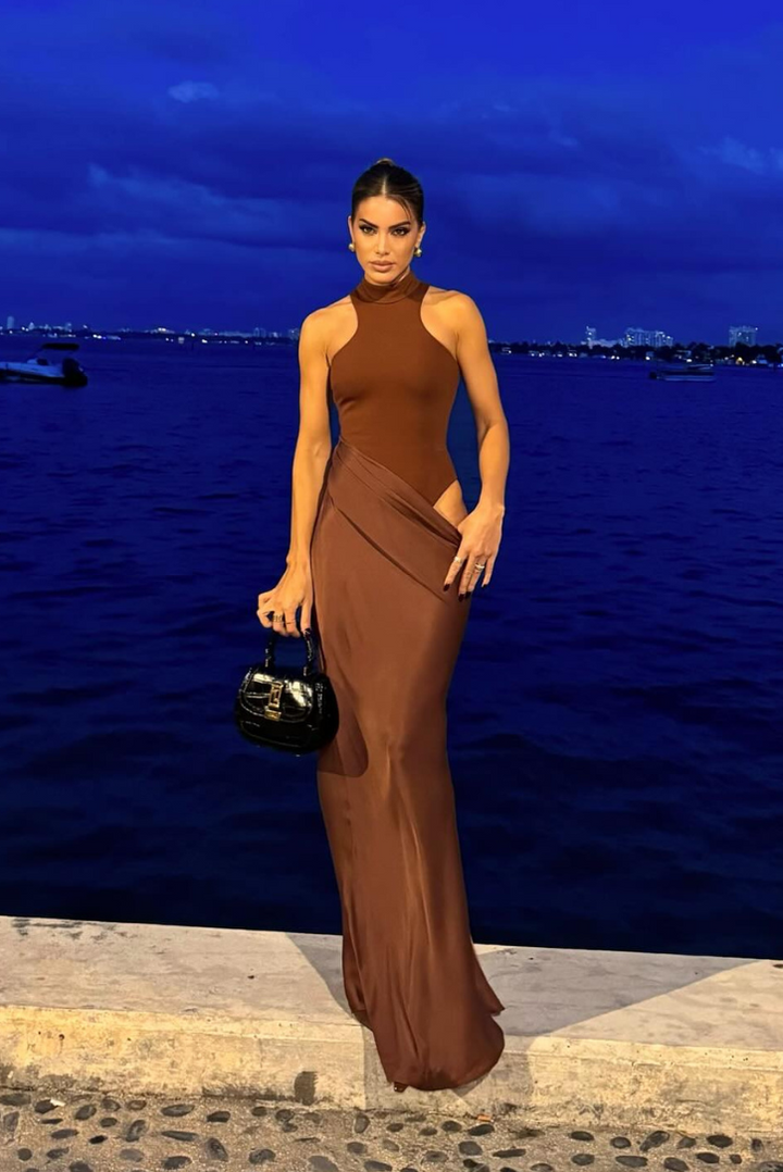 Nala - Modern Asymmetrical Maxi Dress