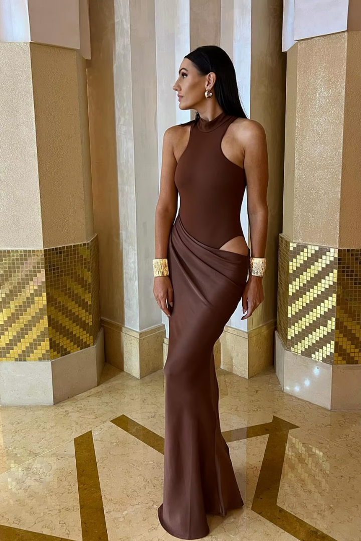 Nala - Modern Asymmetrical Maxi Dress