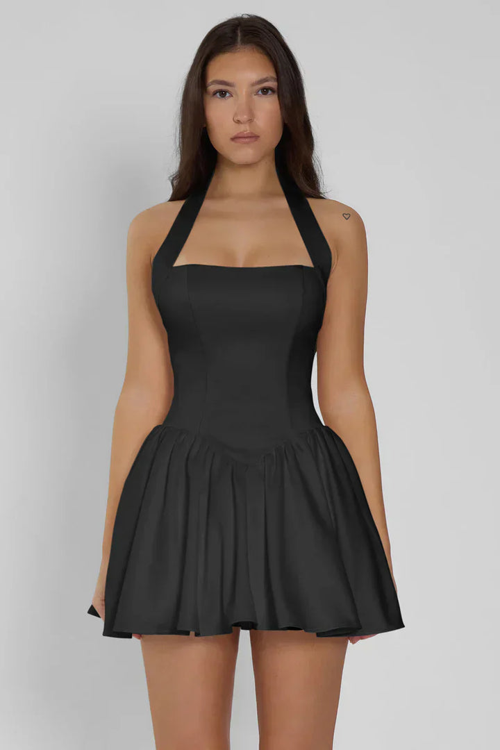 Calista Mini Dress - Black