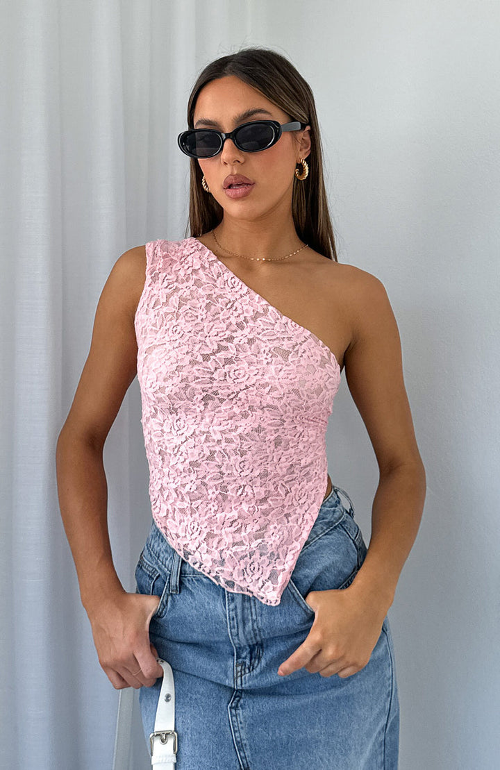 Aurora - Bold Asymmetric Lace Top
