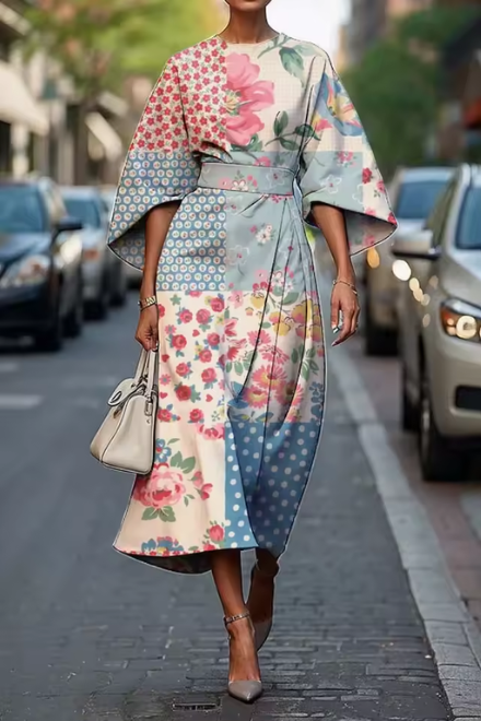 Michelle - Elegant Floral Dress