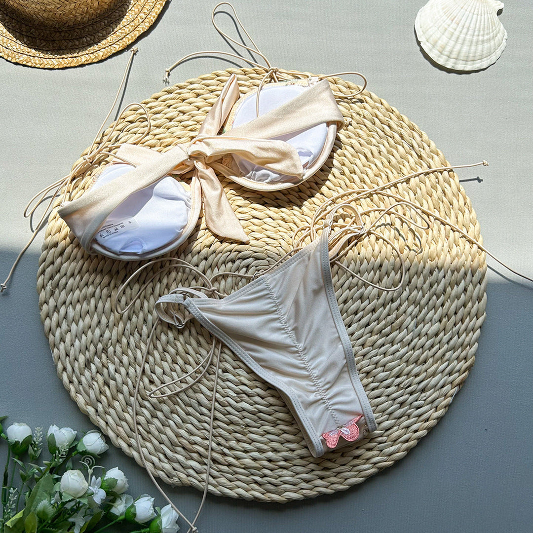Selene - Sculpted Embroidered Swimsuit