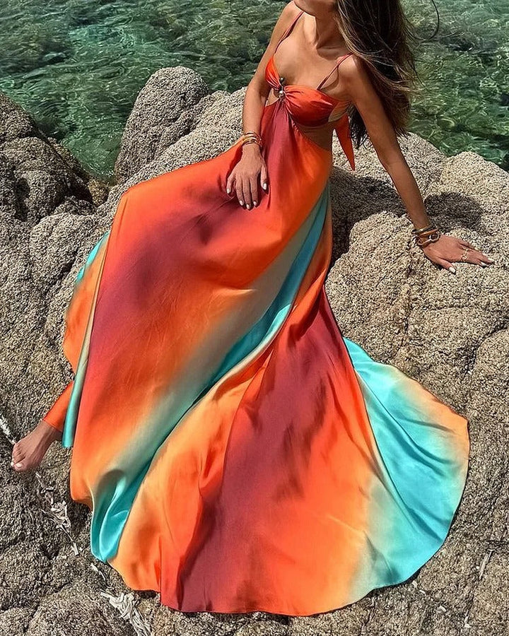 Maevelle - Dreamy Flutter Maxi Dress