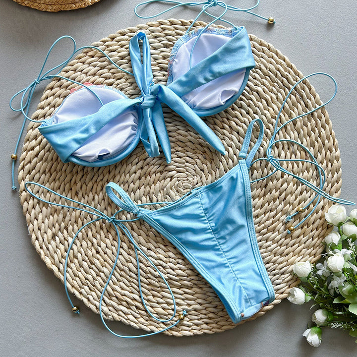 Selene - Sculpted Embroidered Swimsuit