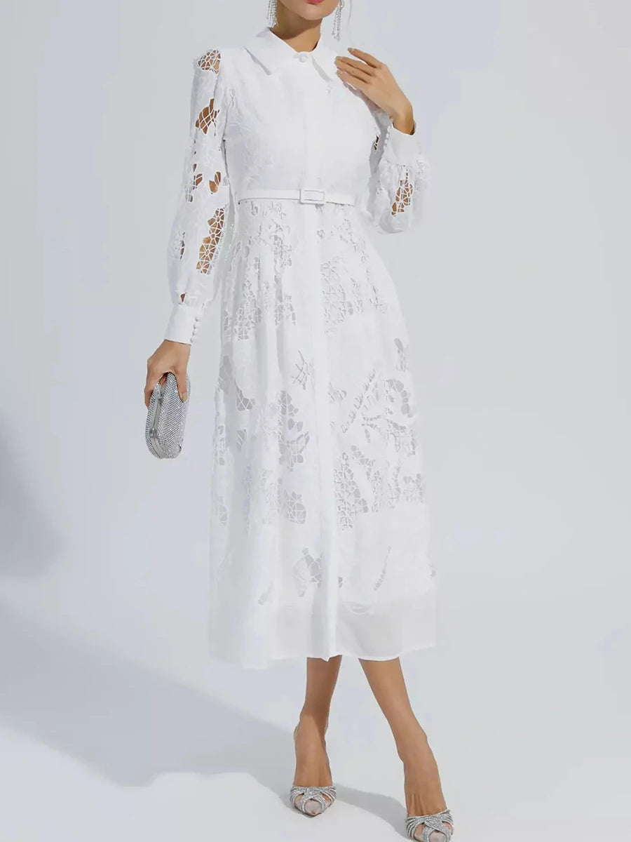 Celeste | Chic Belted Dress