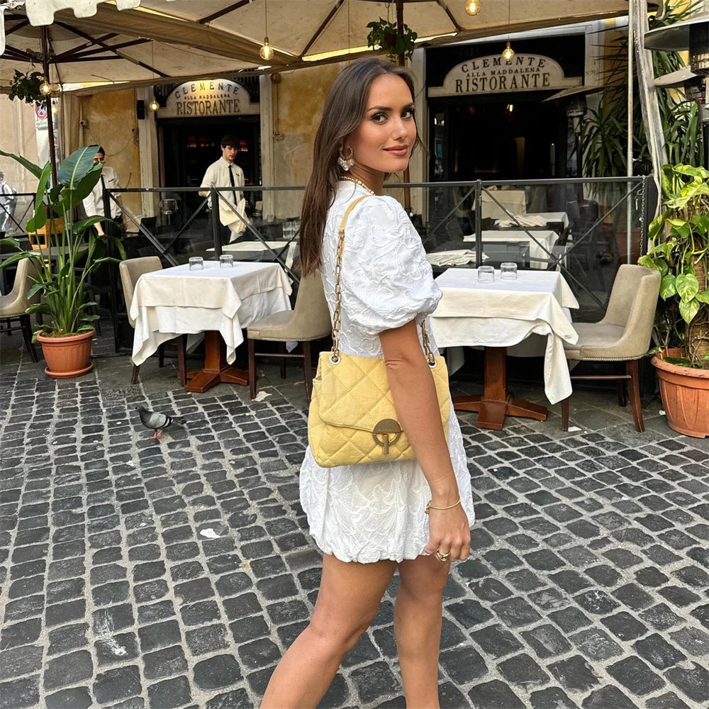 Carina - Elegant Embroidered Mini Dress