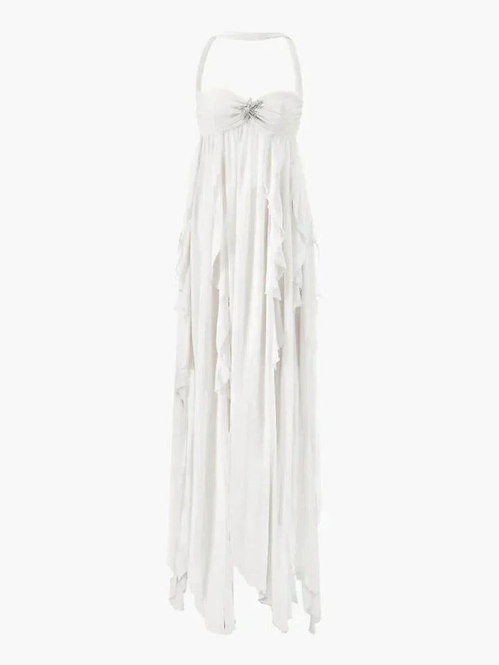 Dorine - Ruffle Maxi Dress