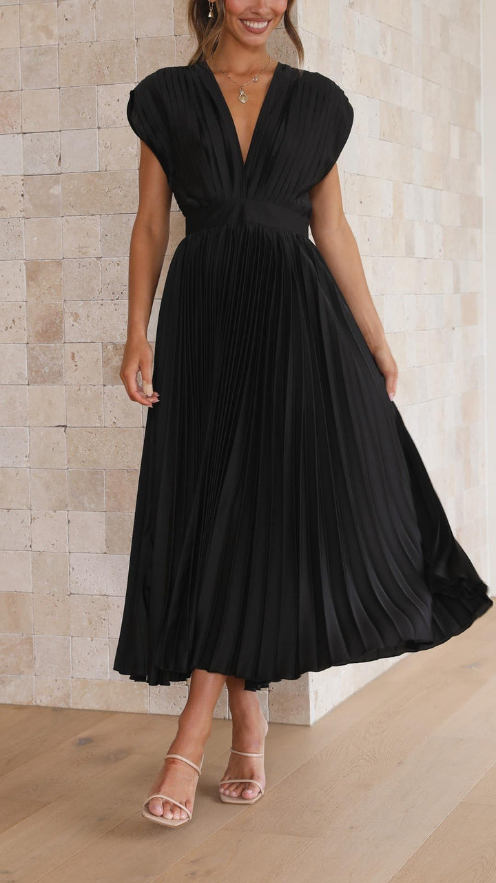 Marianne Elegant Pleated Dress