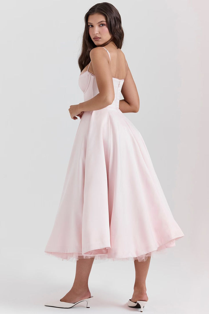 Selene Midi Dress - Blush