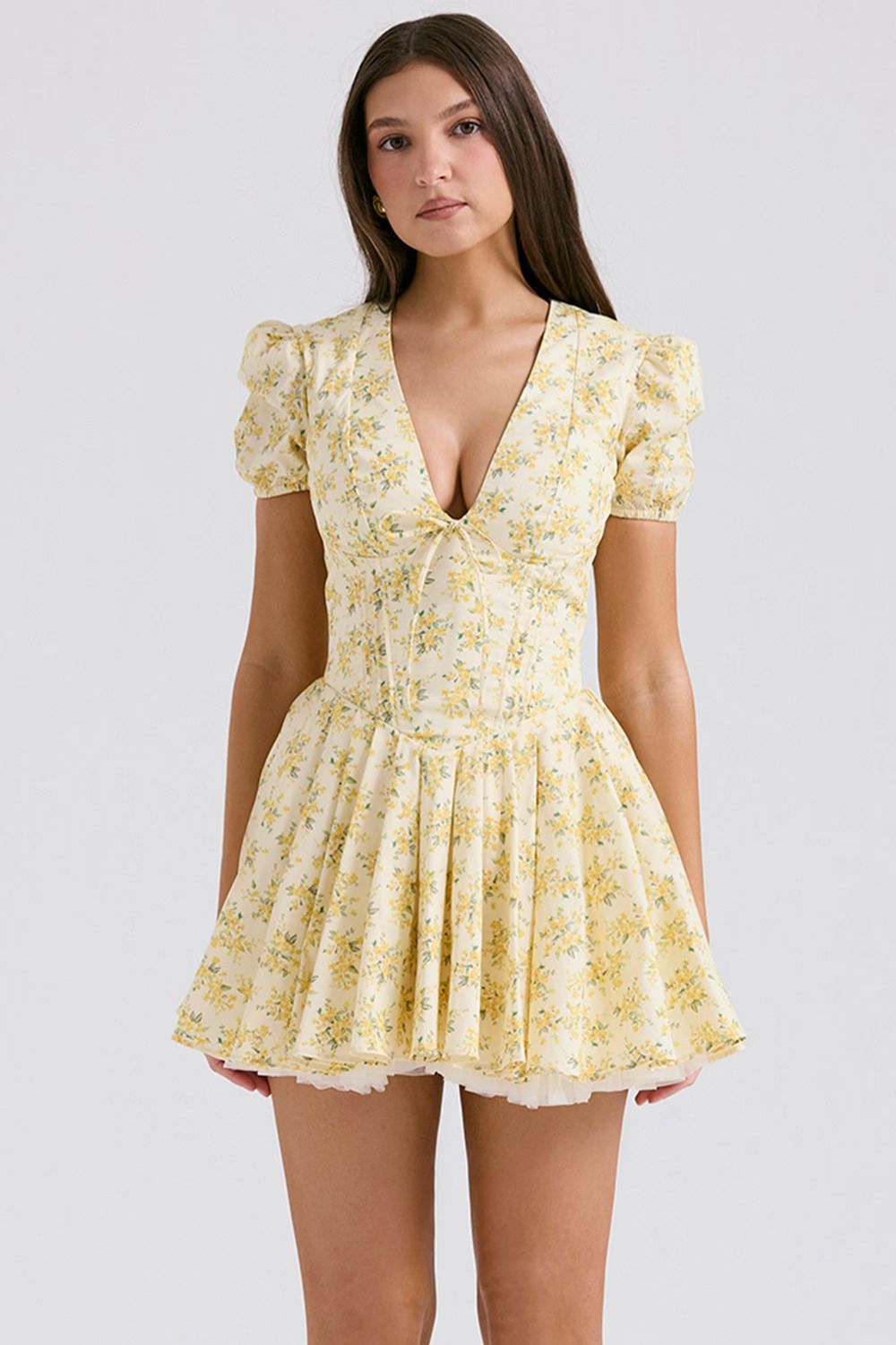 Rosie Mini Dress - Buttercup Flora