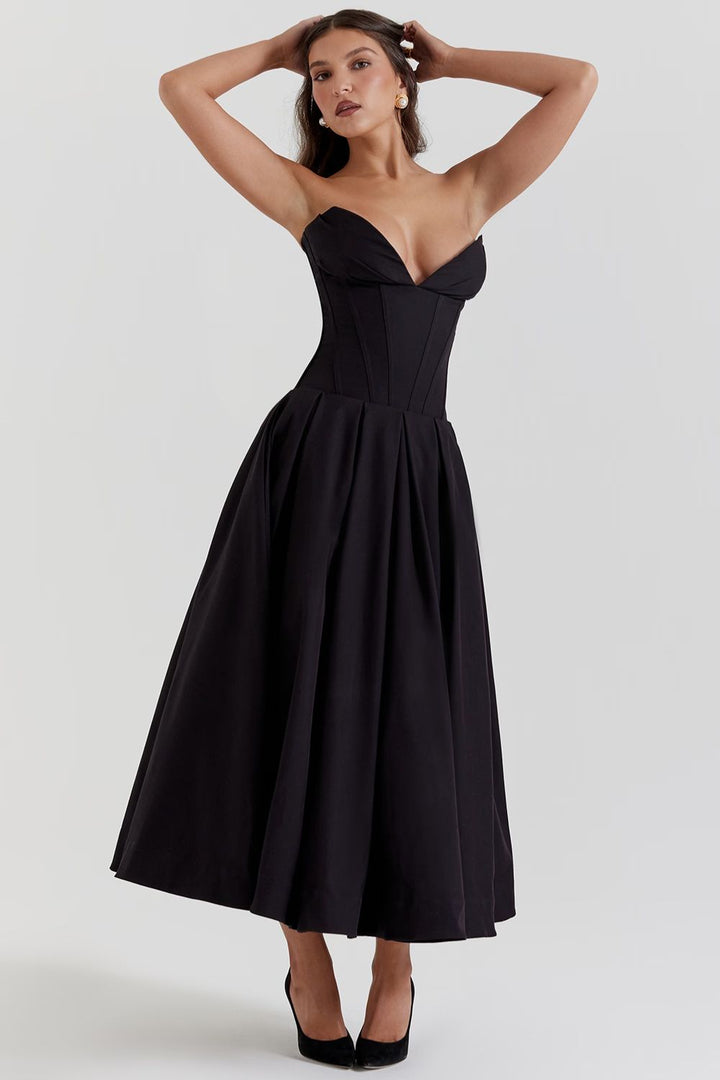 Zaria Maxi Dress - Black