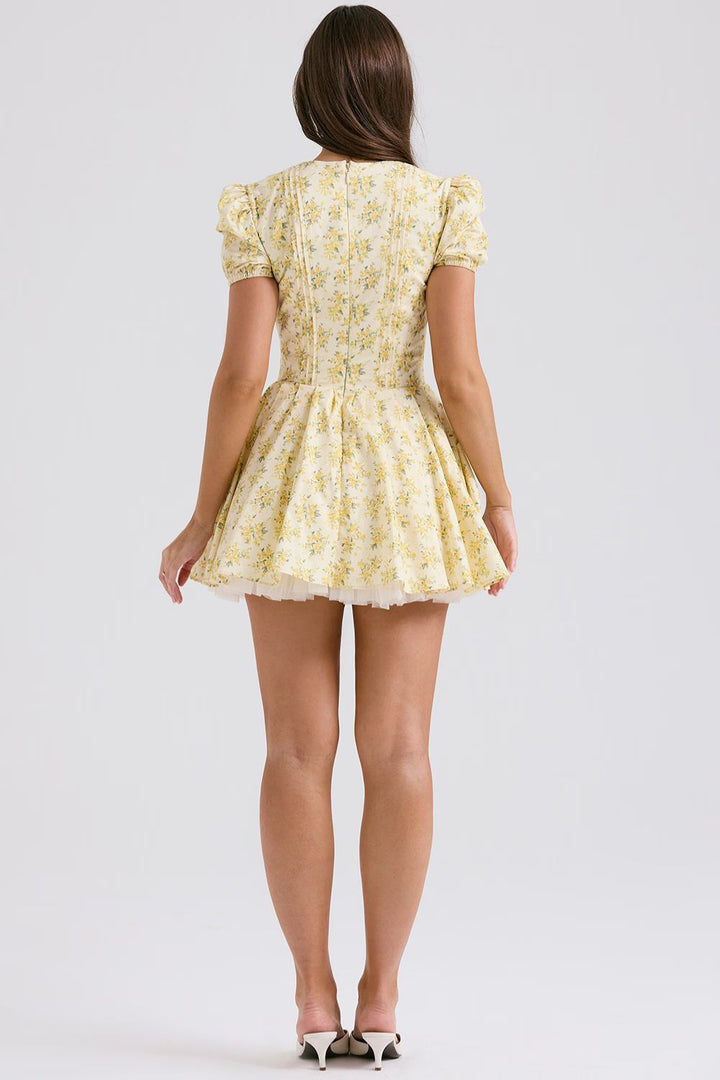 Rosie Mini Dress - Buttercup Flora