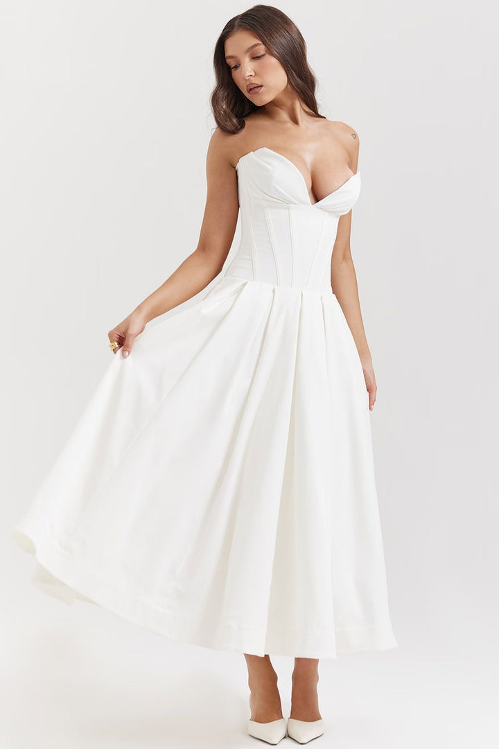 Zaria Maxi Dress - White