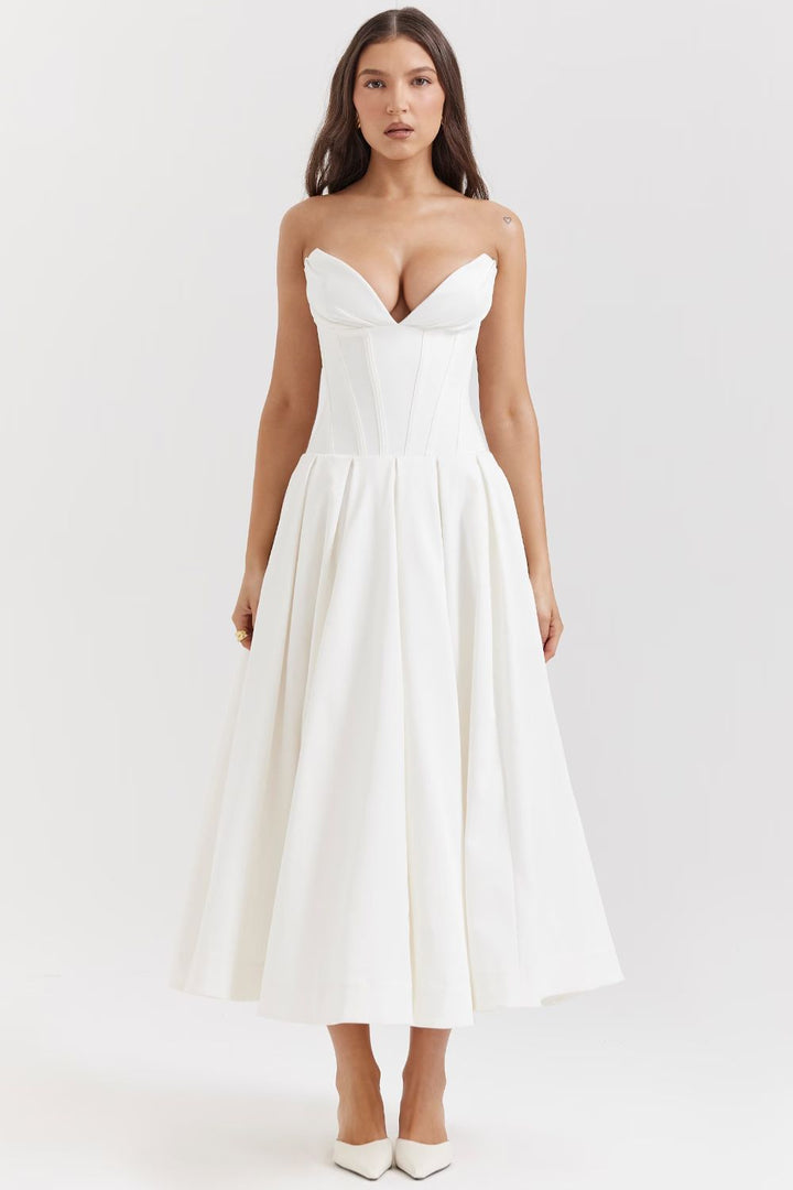 Zaria Maxi Dress - White