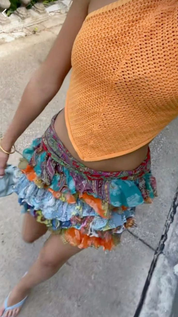 Malia - Flirty Layered Mini Skirt