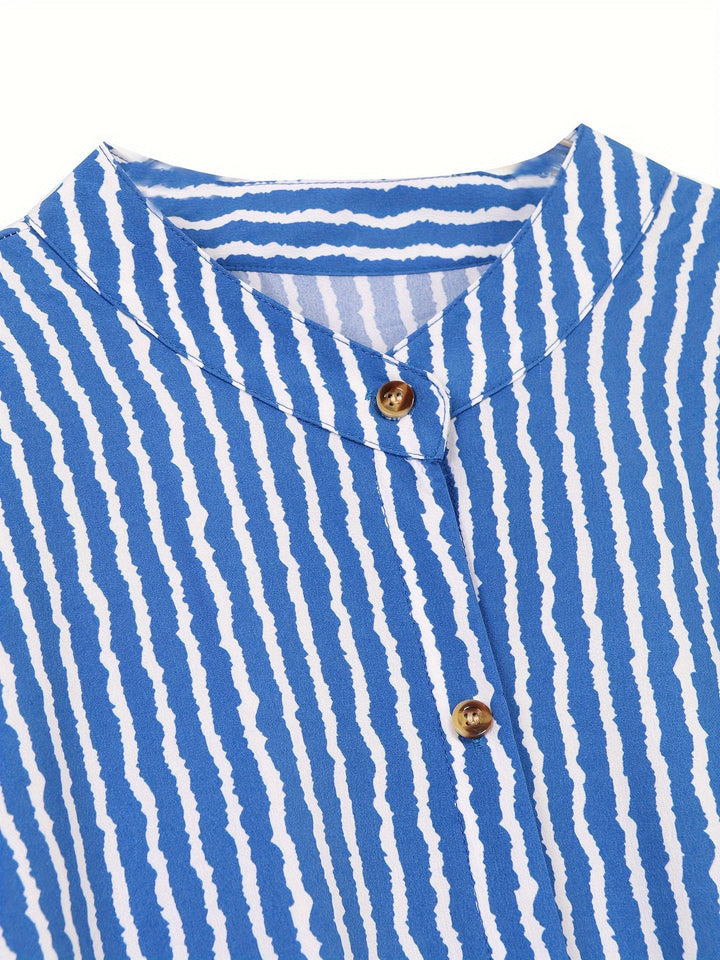 Marissa - Striped Beach Cover-up